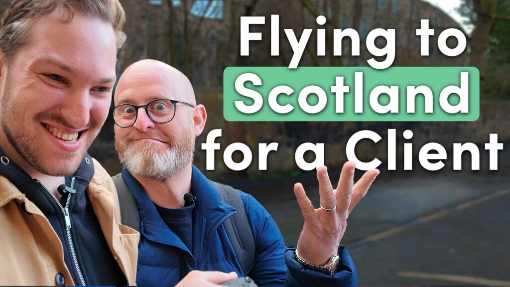 Flying to Scotland for a new client!