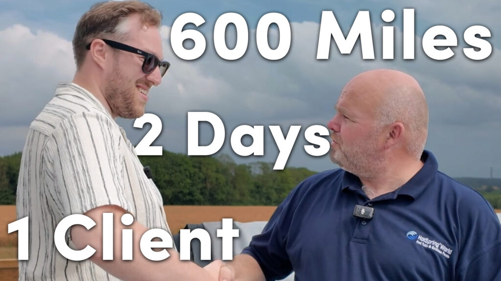 600 miles, 6 locations, 1 new service & a sweat on